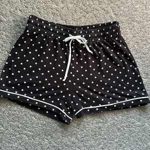TART Intimates Black and White Polkadot Pajama Shorts
